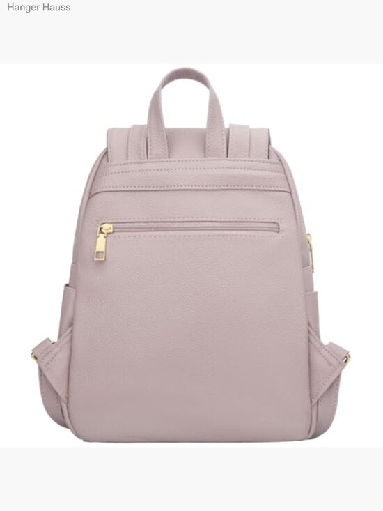 Vegan Leather Backpack Purse with Pockets, Travel Daypack main image 2
